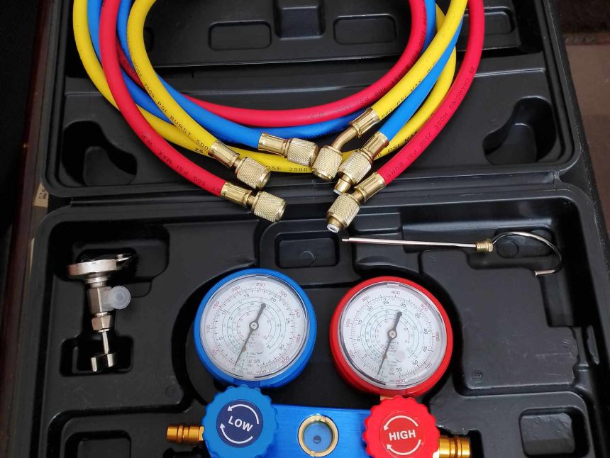 Manifold Gauge Check pressure on compound gauge Many Test