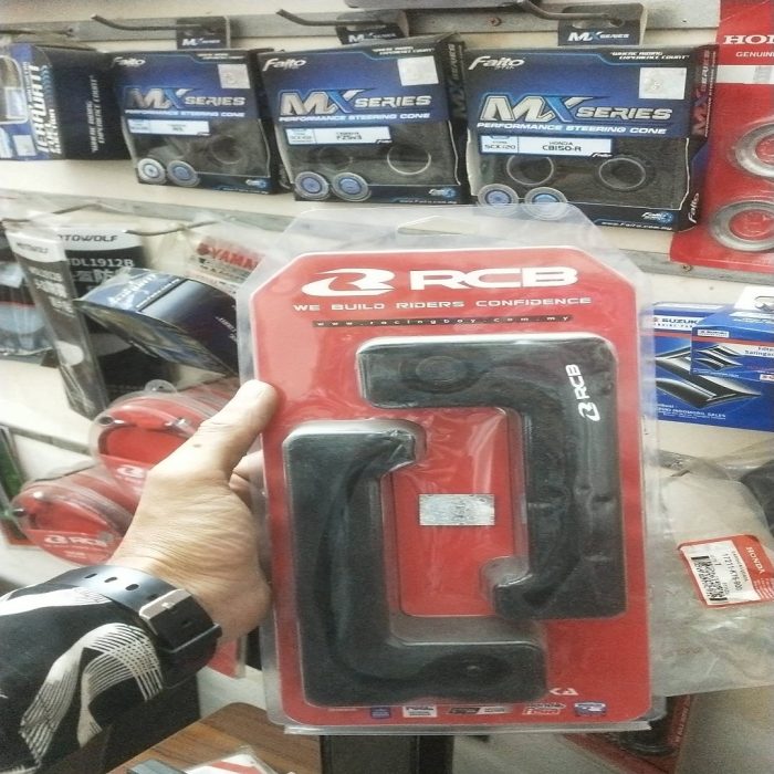 "RCB Universal Lever Guard – durable and stylish lever protector for motorcycles."