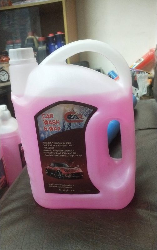 car wash 5L sampu can